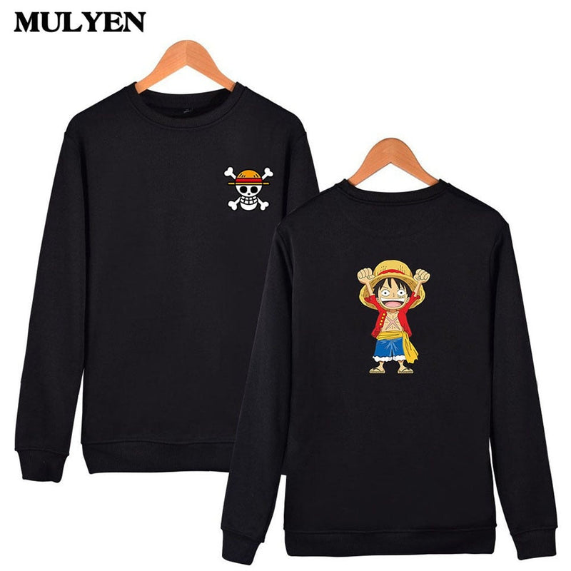 One Piece Luffy Pocket Skull Sweatshirt
