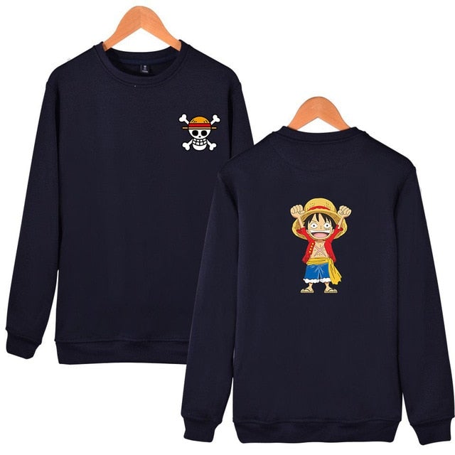 One Piece Luffy Pocket Skull Sweatshirt