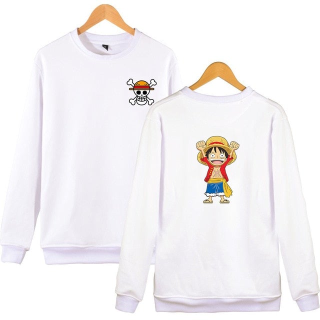 One Piece Luffy Pocket Skull Sweatshirt