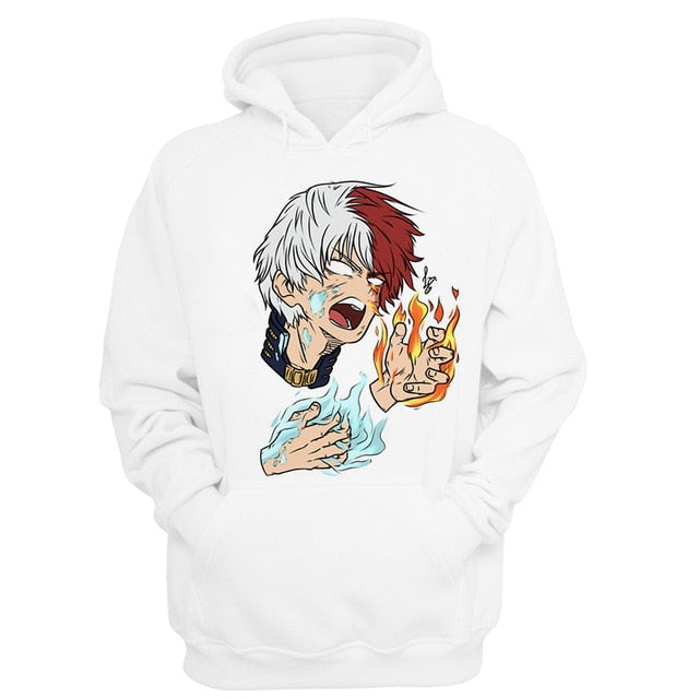My Hero Academia Todoroki Fire and Ice Hoodie