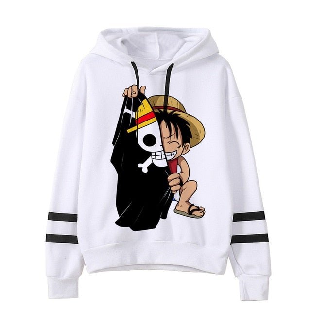 One Piece Luffy Flag Hoodie