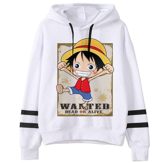 One Piece Chibi Luffy Wanted Hoodie