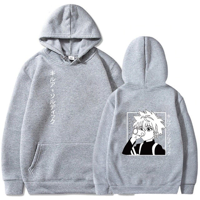 Hunter X Hunter Killua Drink - Back Print Hoodie