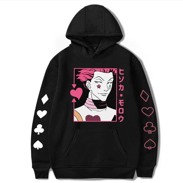 Hunter X Hunter Hisoka Card Suite Hoodie