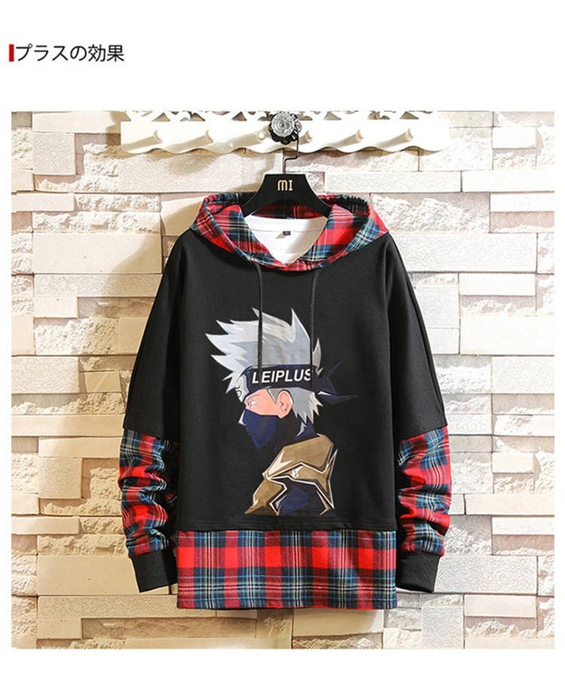 Naruto Kakashi Streetwear Hoodie