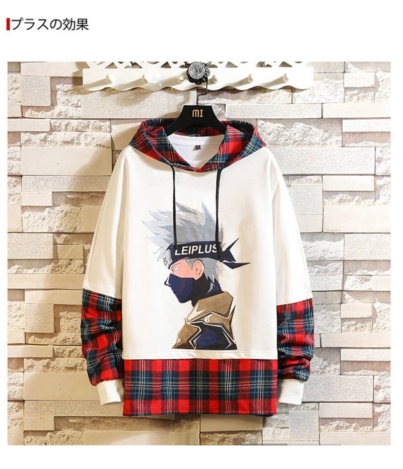 Naruto Kakashi Streetwear Hoodie