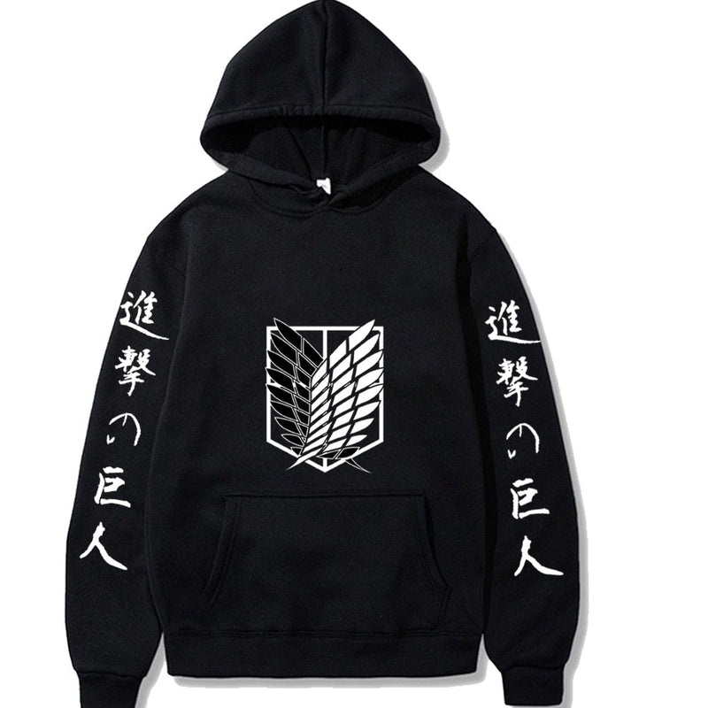 Attack on Titan Japanese Crest Hoodie