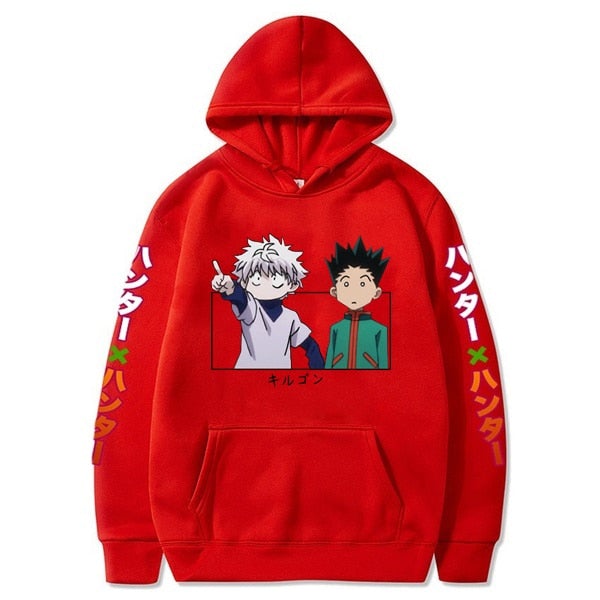 Hunter X Hunter Killua and Gon Pointing Hoodie