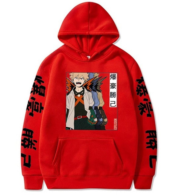 My Hero Academia Bakugo Katsuki Explosion Hoodie