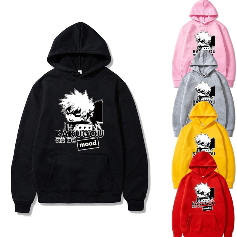 My Hero Academia Bakugou Katsuki Mood Hoodie