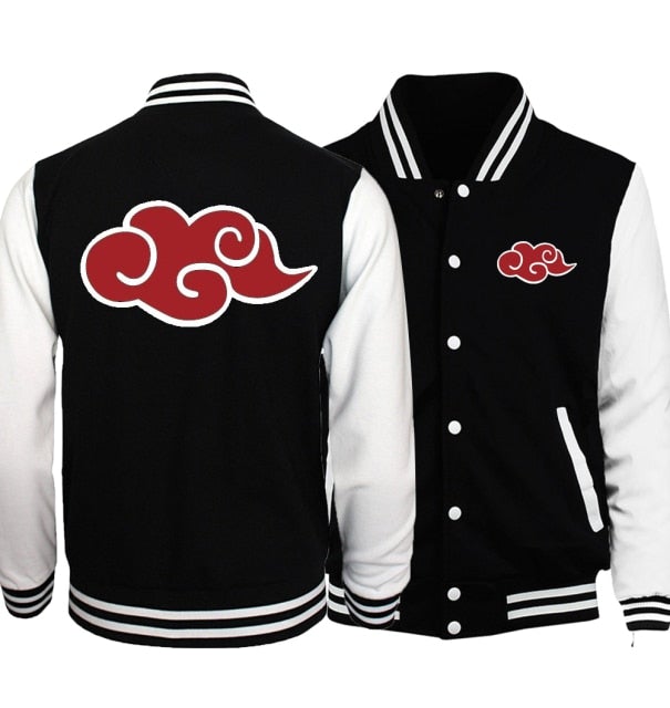 Naruto Akatsuki Cloud Baseball Jacket