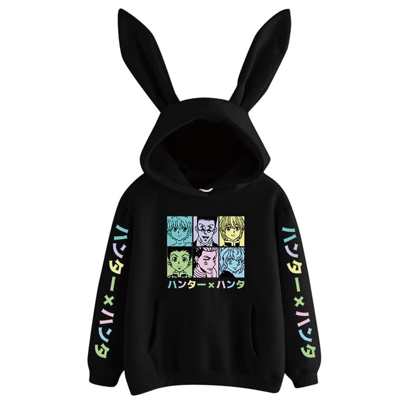 Hunter X Hunter Group Bunny Ears Hoodie