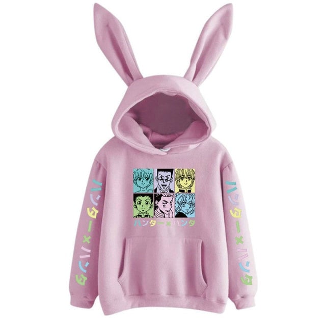 Hunter X Hunter Group Bunny Ears Hoodie