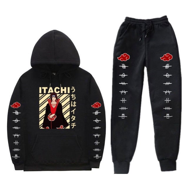 Naruto Itachi Retro 2 Pc Sweatsuit