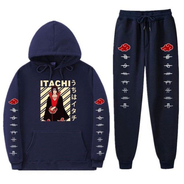 Naruto Itachi Retro 2 Pc Sweatsuit