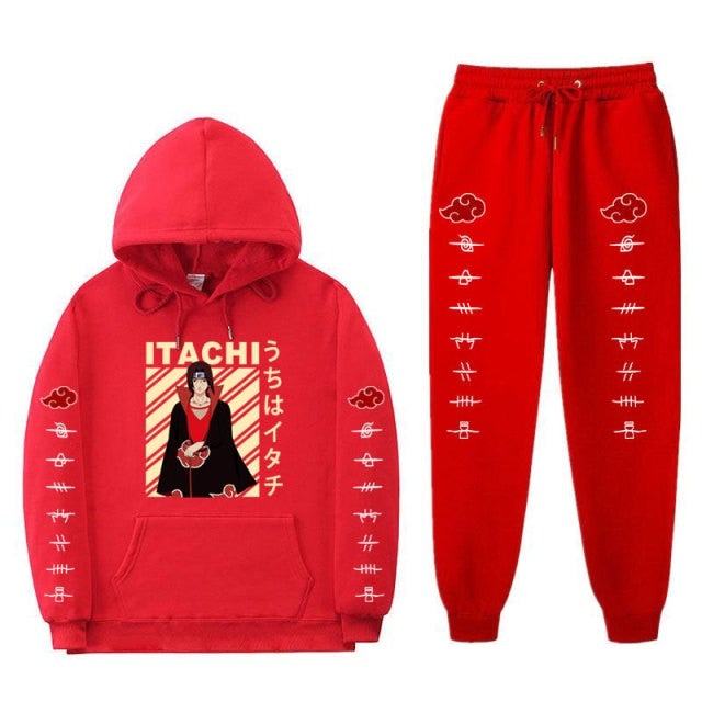 Naruto Itachi Retro 2 Pc Sweatsuit