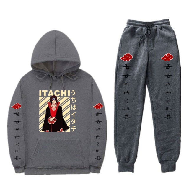 Naruto Itachi Retro 2 Pc Sweatsuit