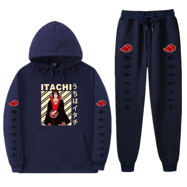 Naruto Itachi Retro 2 Pc Sweatsuit