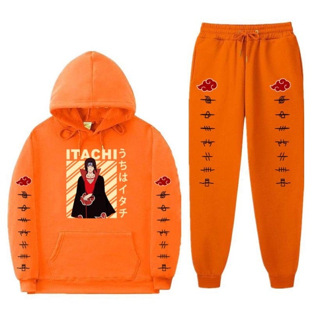 Naruto Itachi Retro 2 Pc Sweatsuit
