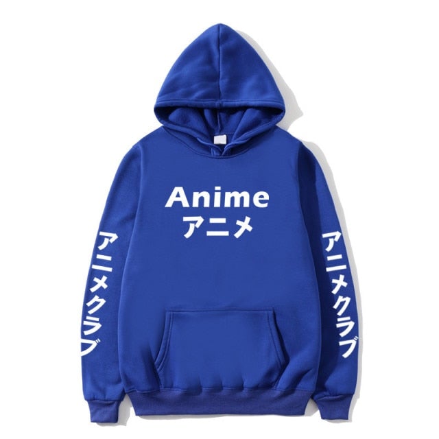Anime Japanese Text Hoodie