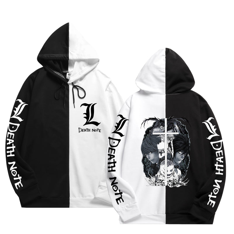 Death Note Cross Two Toned Hoodie
