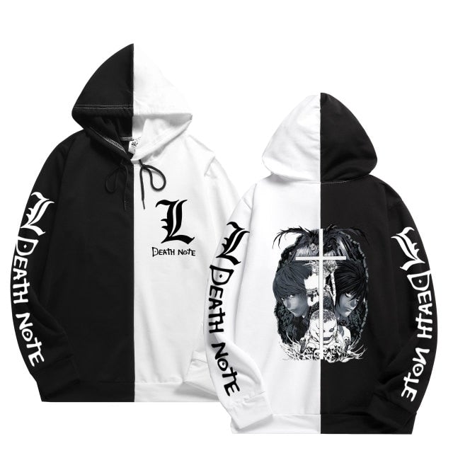 Death Note Cross Two Toned Hoodie