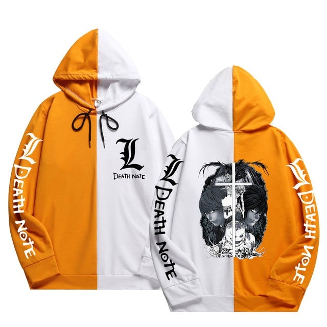 Death Note Cross Two Toned Hoodie