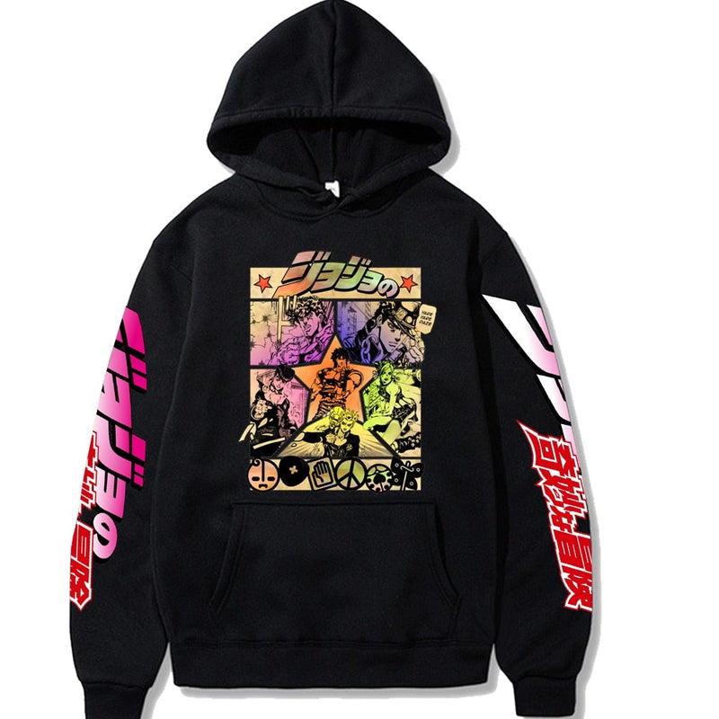 Jojos Bizarre Adventure Manga Cover Hoodie