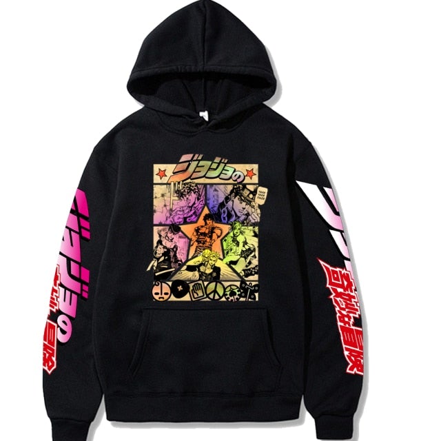Jojos Bizarre Adventure Manga Cover Hoodie