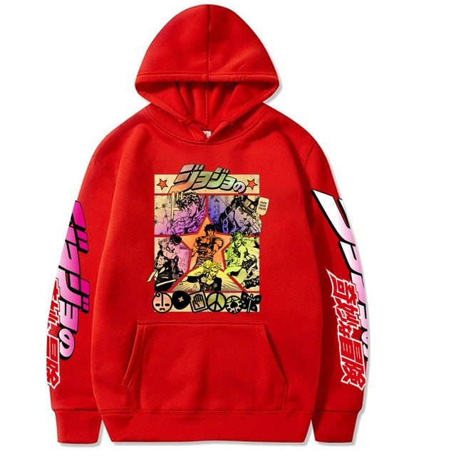 Jojos Bizarre Adventure Manga Cover Hoodie
