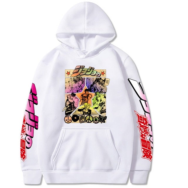 Jojos Bizarre Adventure Manga Cover Hoodie