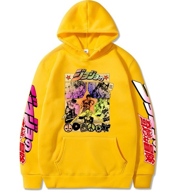 Jojos Bizarre Adventure Manga Cover Hoodie