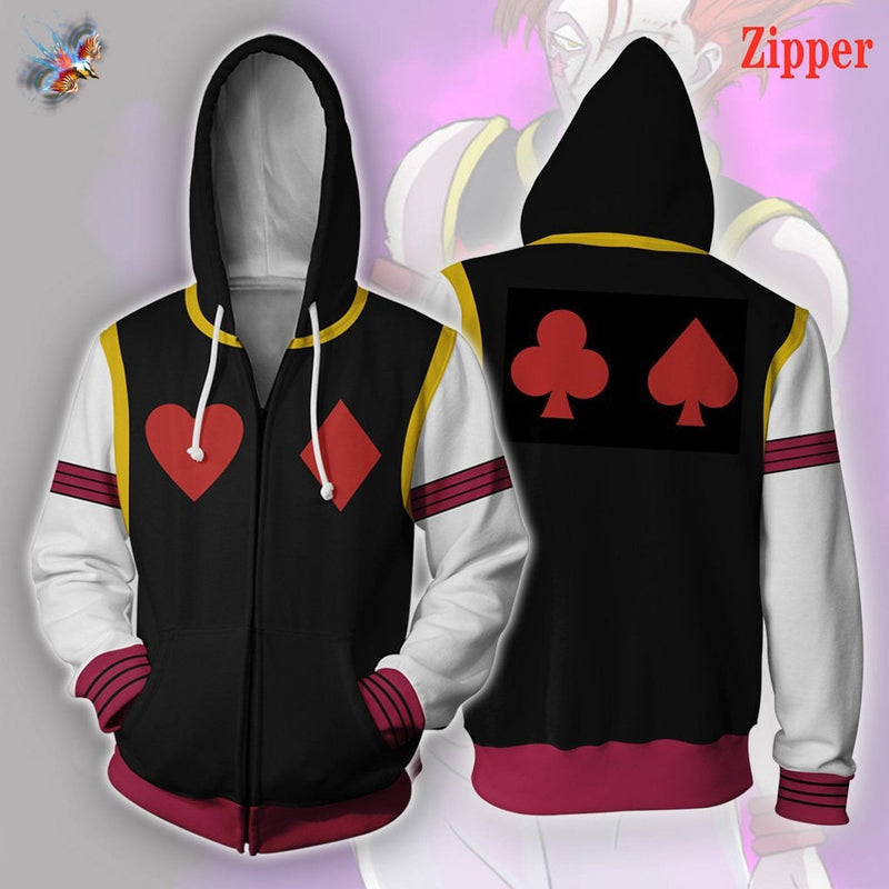Hunter X Hunter Hisoka Aesthetic Inspired Hoodie
