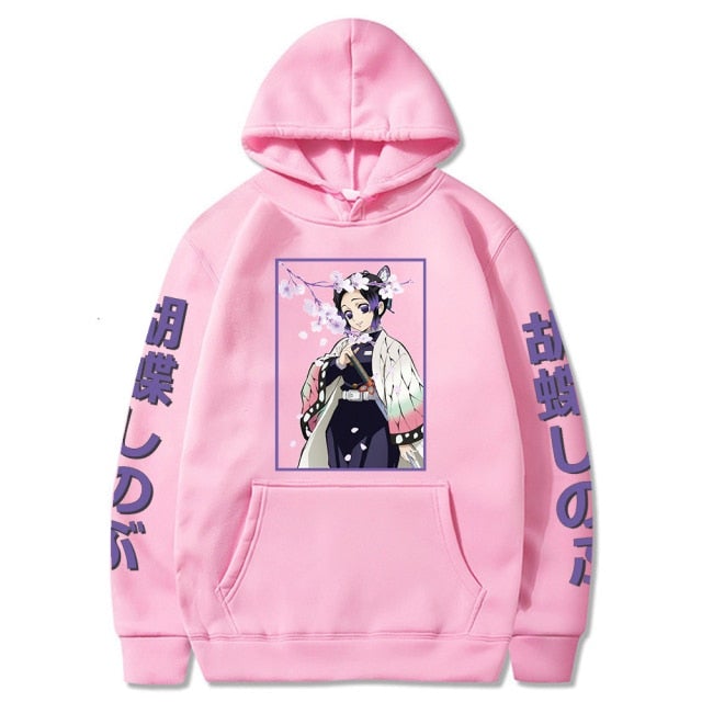 Demon Slayer Shinobu Flowers Hoodie