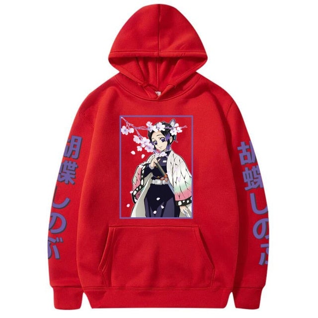 Demon Slayer Shinobu Flowers Hoodie